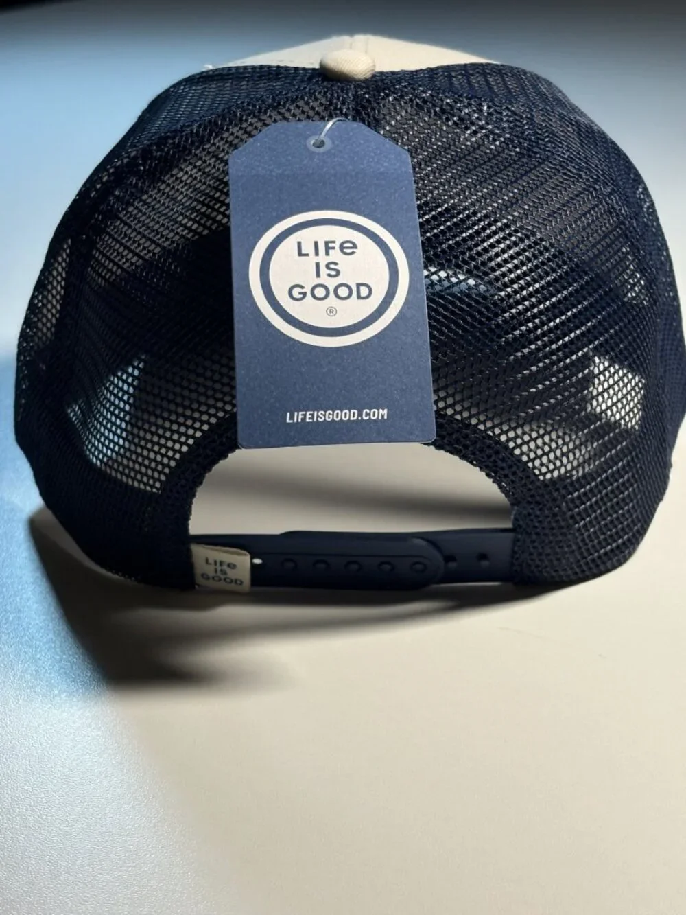 Life Is Good Dog Trucker Hat + Decal Bundle NWT | Gift Ready | Patriotic Summer